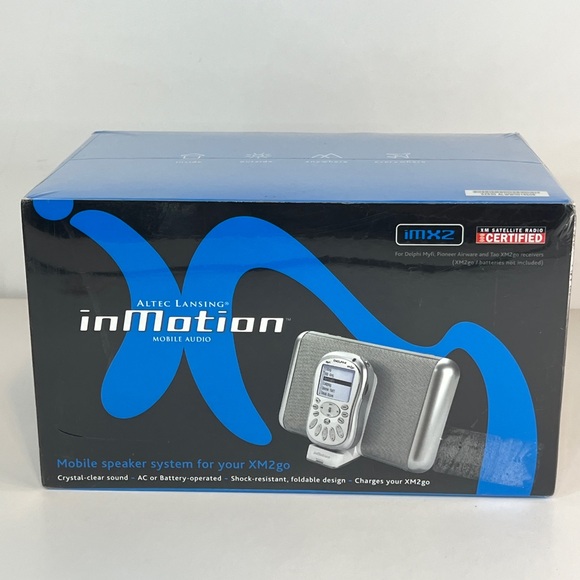 Altec Lansing InMotion iMX2 Portable Dock/Speaker Mobile Audio for XM2Go New - Picture 1 of 7